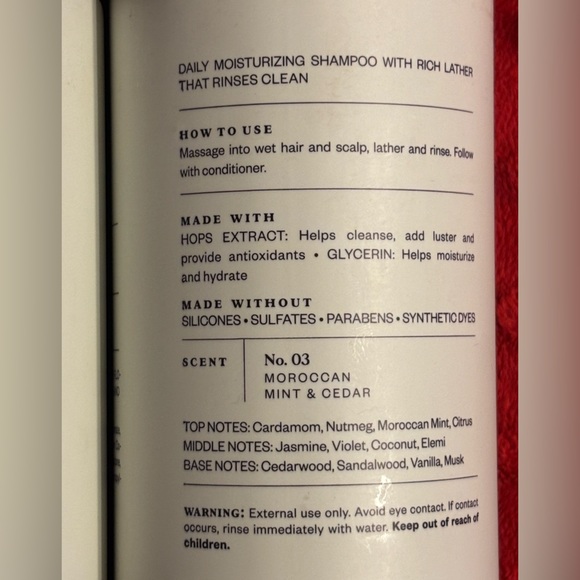 Goodfellow & Co No. 03 Moroccan Mint & Cedar Hair Care Duo - Picture 5 of 7